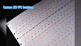 40R Hiệu suất ổn định Dải LED 24V 2835 | Bảng FPCB LED hai mặt 8 mm 120D