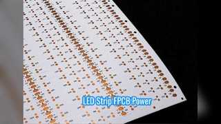 Dải LED linh hoạt PCB 12V Phim trắng FPCB