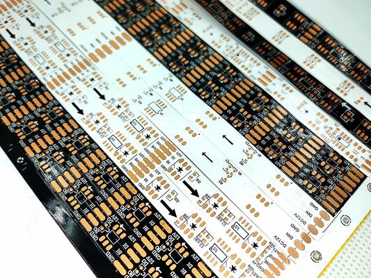 Mua 12V 24V màu sắc LED dải PCB Board thiết kế bảng lớp kép với OSP chất chống oxy hóa online manufacture