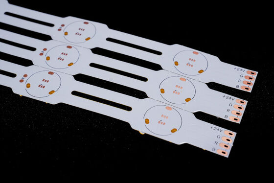 Thẻ LED Light Strip FPCB hai lớp mạch với cấp độ bảo vệ cháy V0 và thiết kế tùy chỉnh