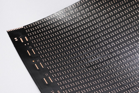 Bộ PCB linh hoạt tùy chỉnh hai mặt văn bản đen LED màn hình hiển thị linh hoạt FPC