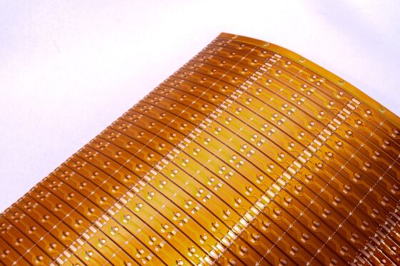 PCB Lắp Ráp Mạch In Hai Lớp Dải Đèn LED Chống Cháy Cấp V0 và Mạch In Linh Hoạt Dày 0.25mm Cho Chiếu Sáng LED