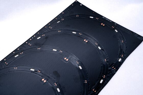 Các bảng mạch in linh hoạt có chất lượng cao có thể uốn cong FPC được sản xuất với vật liệu cơ sở polyimide:bảng cong